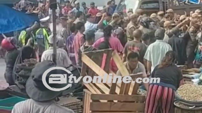 Ricuh Penertiban PKL di Pasar Sukaramai, Medan: Ketegangan Antara Pedagang dan Satpol PP