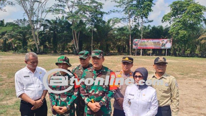 Kapolsek Panai Tengah Mewakili Kapolres Labuhanbatu dalam Upacara Penutupan TMMD