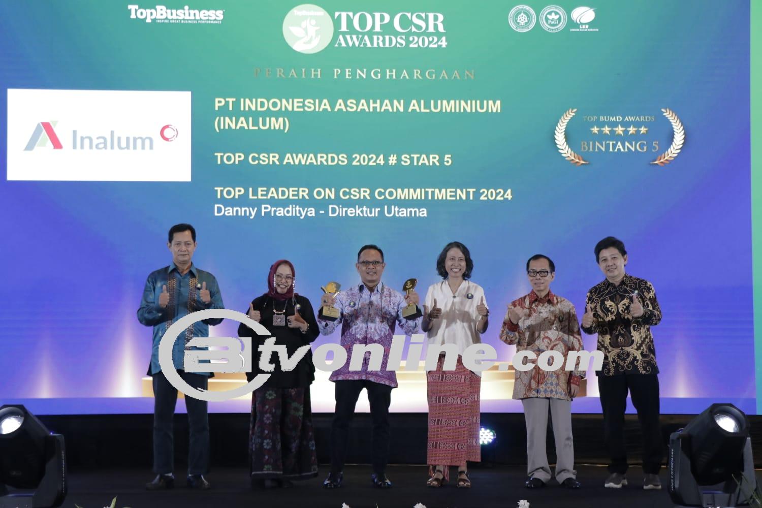 INALUM Kembali Raih Dua Penghargaan CSR