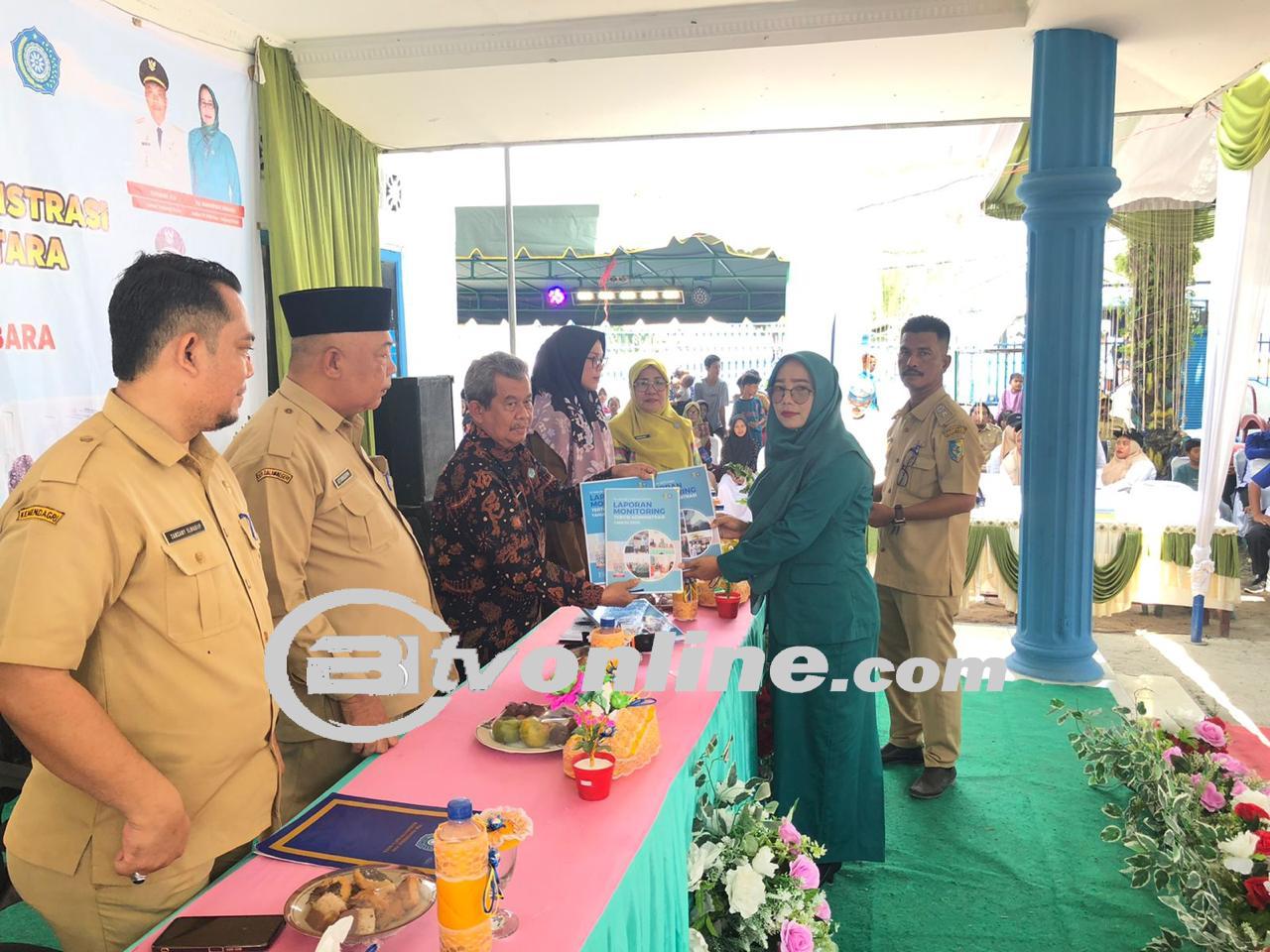 Tim Penilai TP PKK Sumut Monitoring Pelaksanaan Tertib Administrasi Desa Suka Maju