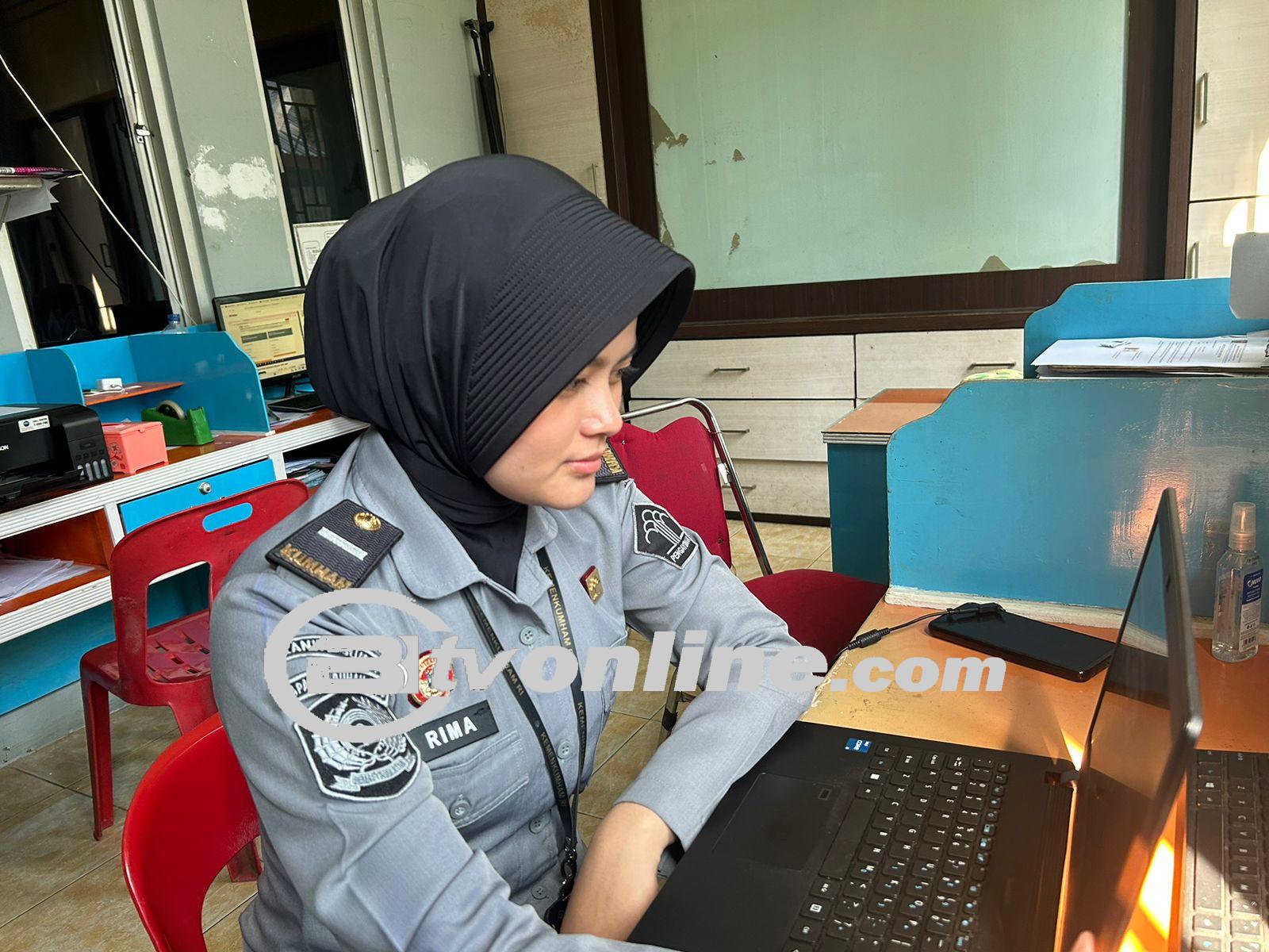 Humas Lapas Labuhan Ruku Ikuti Sosialiasi Kepmenkumham Tentang Manajemen Kehumasan