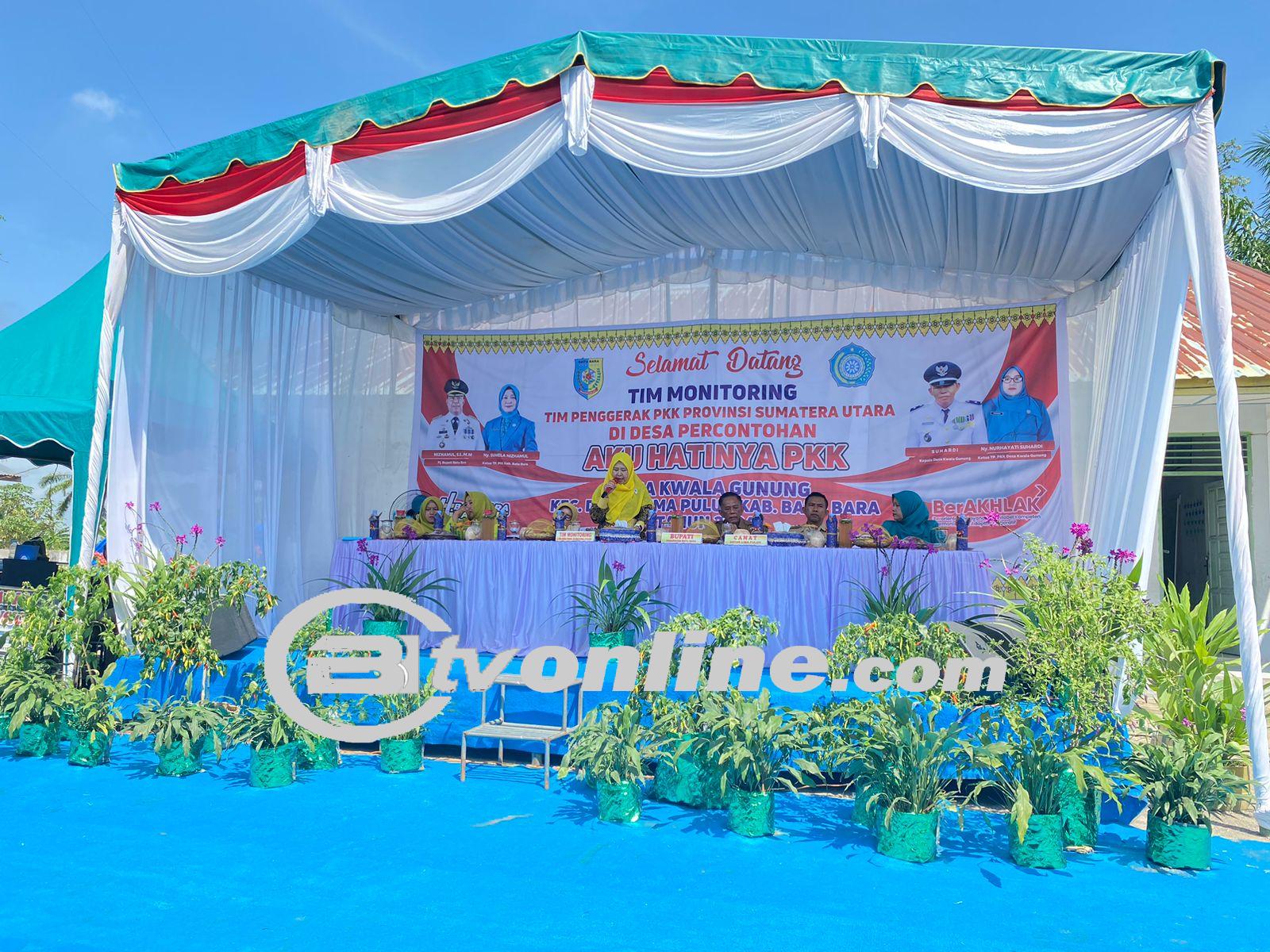 Monitoring Aku Hatinya PKK, Tim Penilai Provsu Kunjungi Desa Kwala Gunung