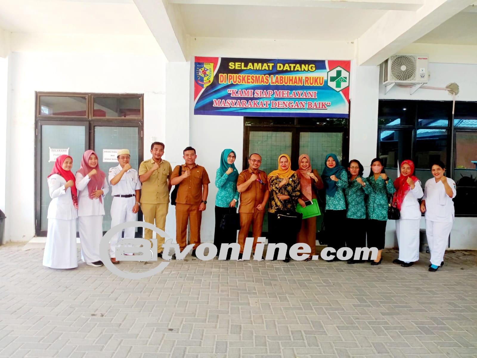 TP PKK Provsu Monitoring Pelaksanaan IVA Test di Kecamatan Talawi
