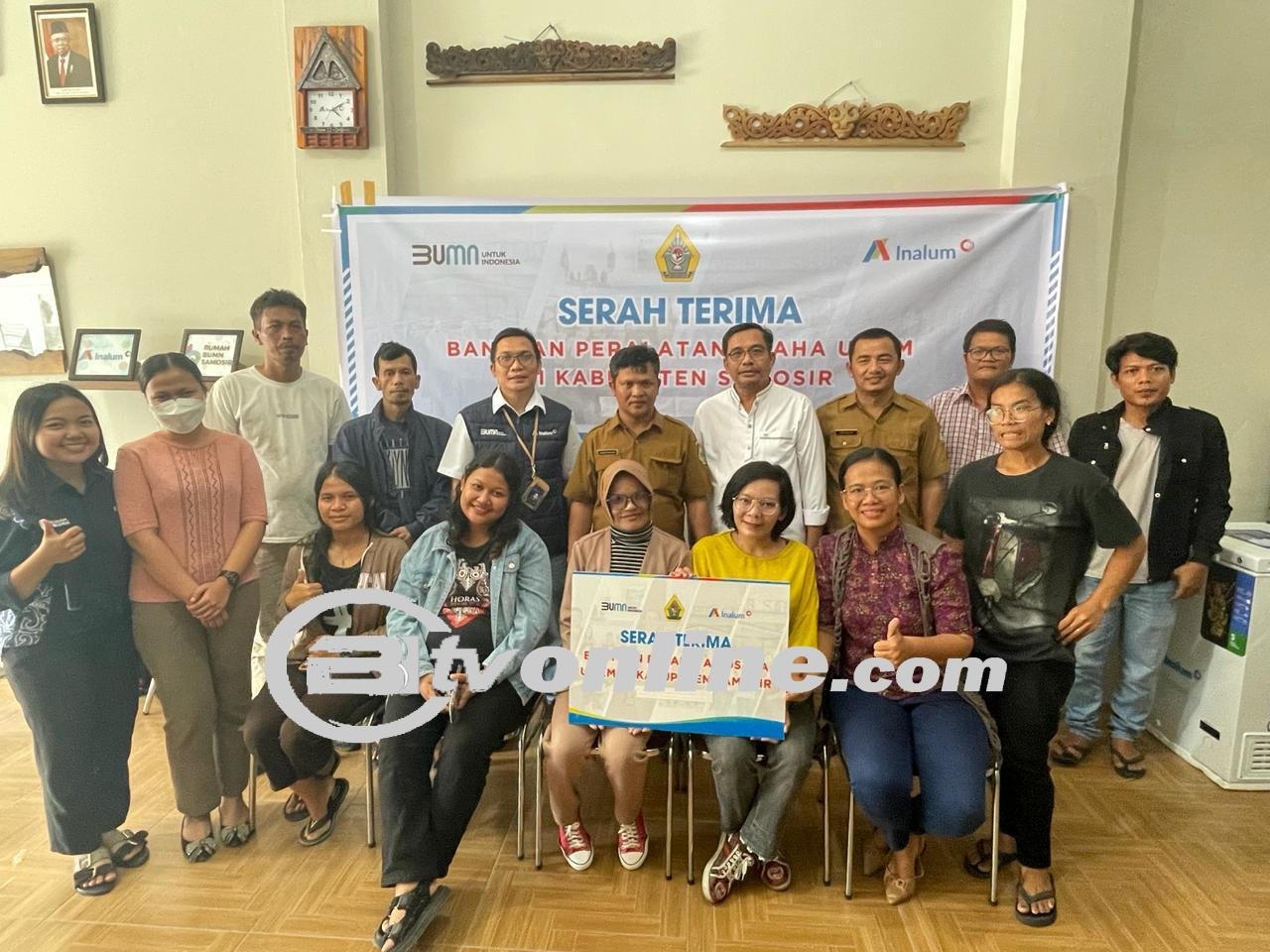 INALUM dan Rumah BUMN Samosir Hadirkan Produk Kreatif Bahan Baku Eceng Gondok dari Sumatera Utara