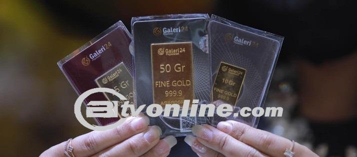 Harga Emas Naik di PT Pegadaian, Antam dan Galeri24 Torehkan Rekor Baru