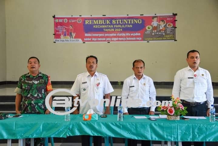 Pemkab Humbahas Laksanakan Rembuk Stunting Kecamatan Parlilitan