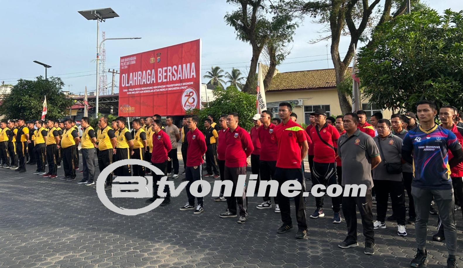 Lapas Labuhan Ruku Kanwil Kemenkumham Sumatera Utara Menghadiri Rangkaian Kegiatan Menjelang HUT Bhayangkara ke-78