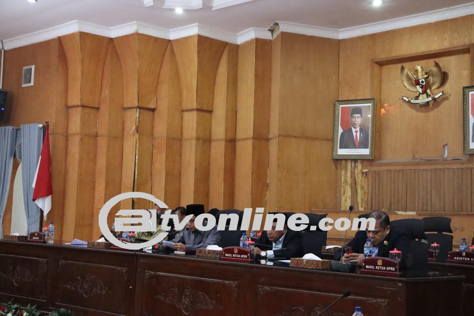 Rapat Paripurna DPRD Batu Bara Bahas Nota Ranperda APBD 2023 dan RPJPD 2025-2045