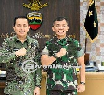 Pj Gubernur Sumut Agus Fatoni dan Pangdam I/BB Saling Bersinergi untuk Suksesnya PON 2024