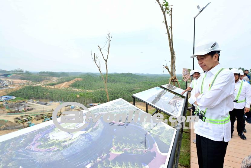 Persiapan Memperingati HUT ke-79 Proklamasi Kemerdekaan RI di IKN, Jokowi: “Sampai Saat Ini Belum Ada Masalah”