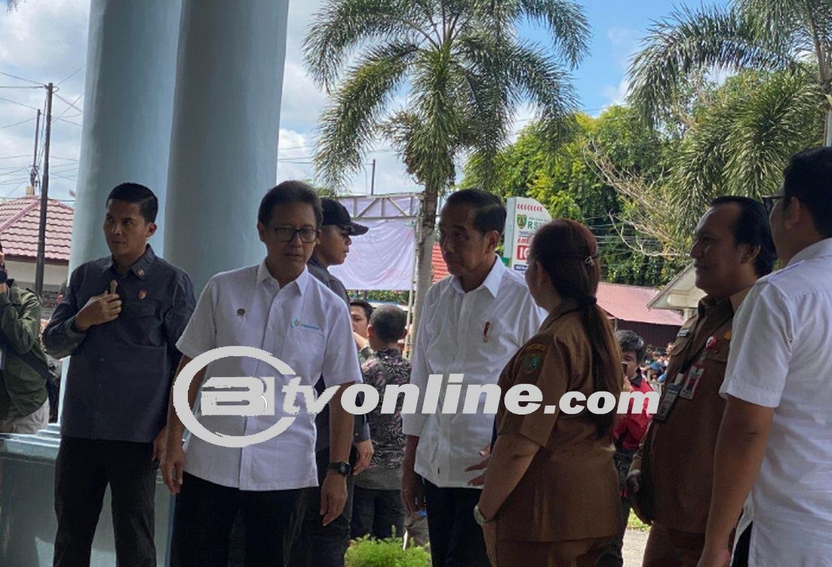 Presiden Jokowi Kunjungi RSUD Tamiang Layang Kalteng