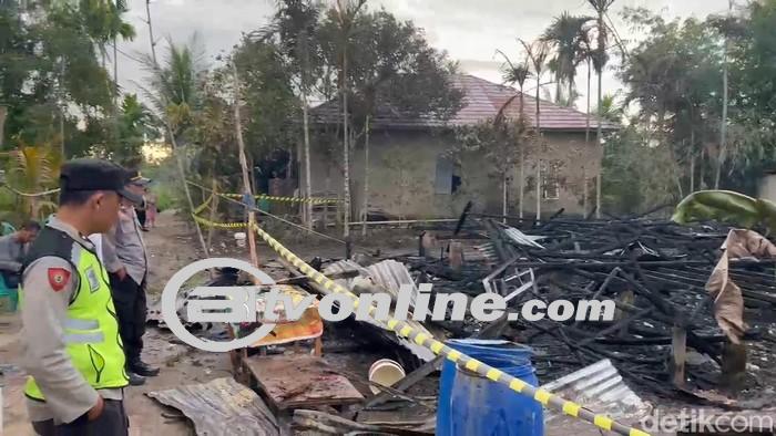 2 Rumah Hangus Dilahap Api, Diduga dari Lilin Saat Listrik Padam