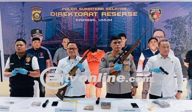 ASN Palembang Ditangkap Karena Simpan Senjata Api Illegal, Tim Penyelidik Berhasil Amankan Barang Bukti