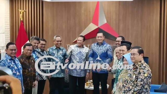AHY Terima Kunjungan Bamsoet di DPP Demokrat, Pertemuan Digelar Tertutup