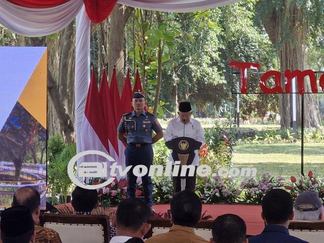 Ma’ruf Amin Resmikan Penataan Kawasan Cagar Budaya, Taman Balekambang, Surakarta