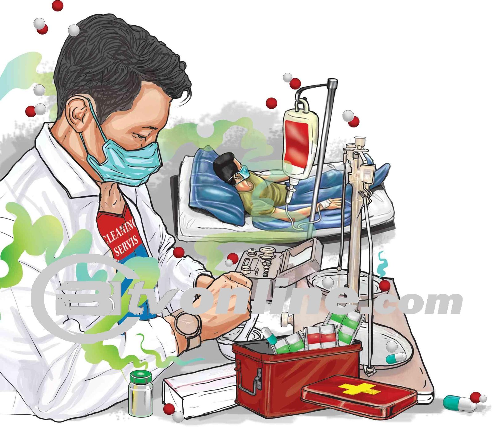 Petugas Cleaning Service Nekat Racik Obat Pasien di Lampung!