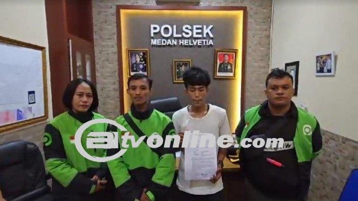 Orderan Fiktif Ari Tio Pilus Simatupang: Pengemudi Ojol Digiring ke Polsek Medan Helvetia