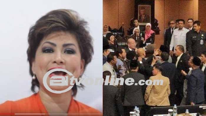 Maya Rumantir Bernyanyi di Tengah Ricuhnya Rapat DPD RI, Mencuri Perhatian Publik