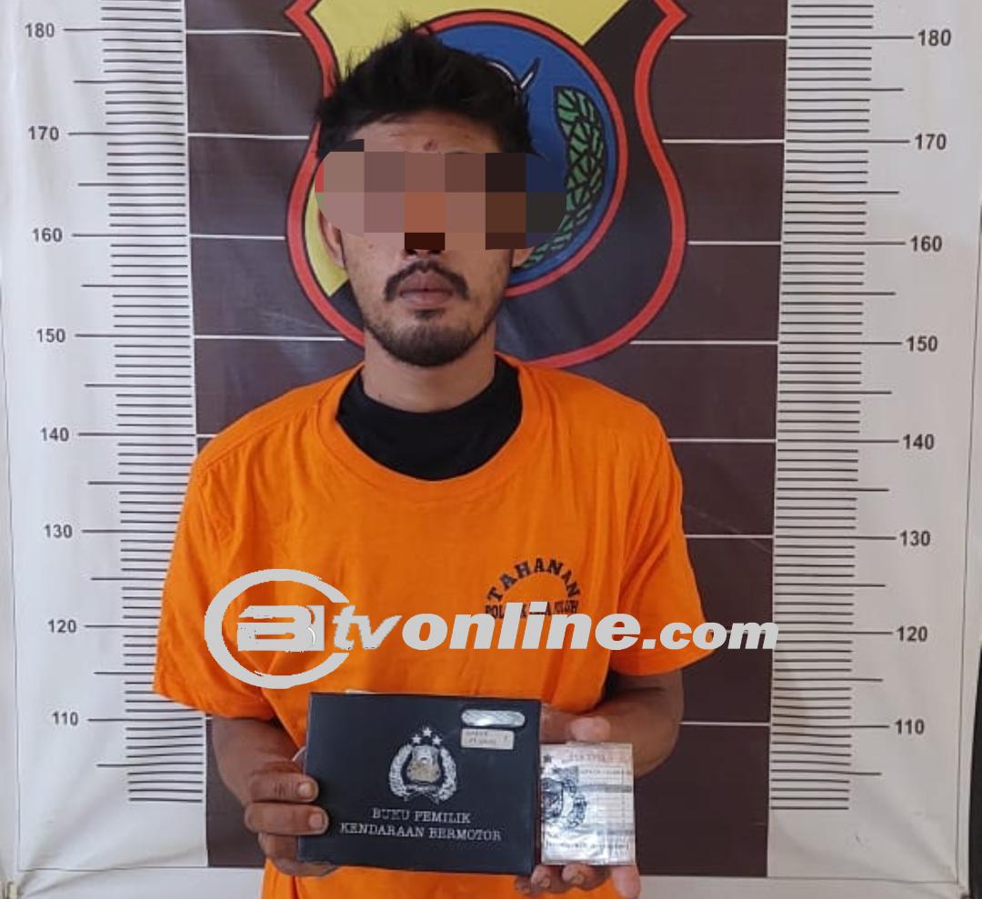 Penangkapan Tersangka Penggelapan Motor di Batu Bara