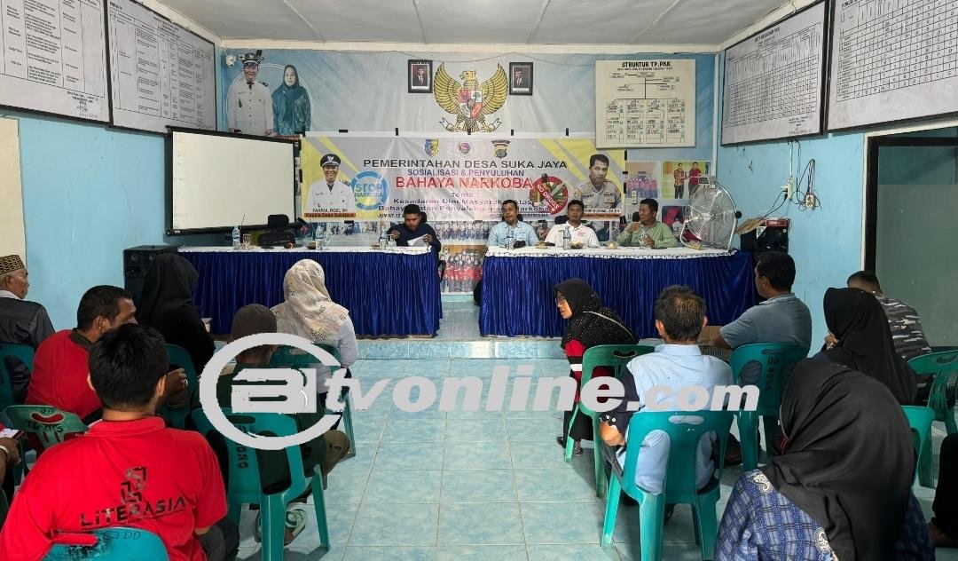 Sosialisasi dan Penyuluhan Bahaya Narkoba di Desa Suka Jaya