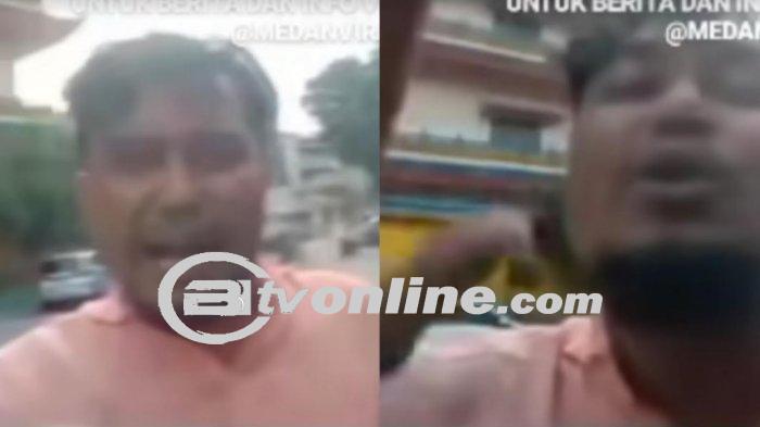 Cekcok Antara Pengawas Juru Parkir dan Anggota Polisi di Medan Viral di Media Sosial