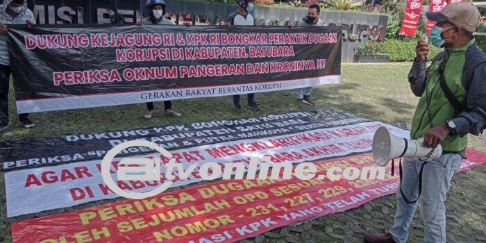 Aksi Gerbrak Dukung Kejagung RI dan KPK Ungkap Kasus Korupsi ‘Pangeran’ di Kabupaten Batu Bara