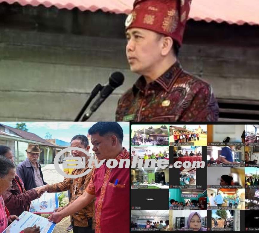 Pj Gubsu Launching Groundbreaking Ceremony RTLH di Sumut