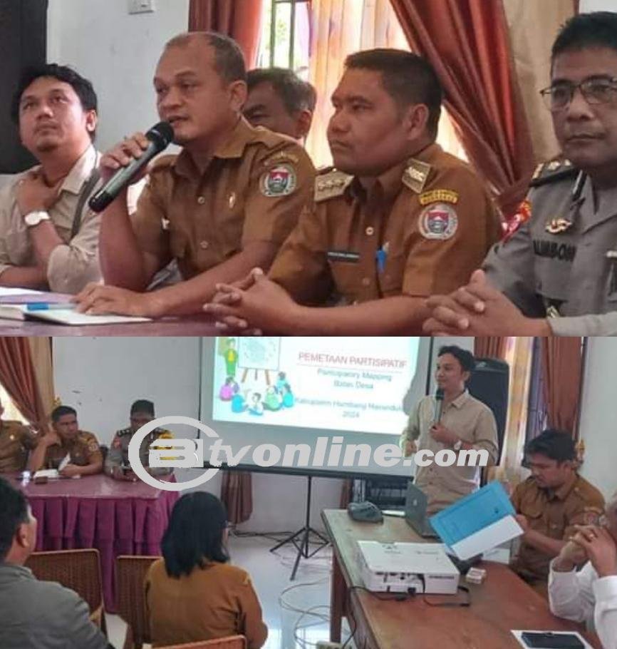 Pemkab Humbahas Sosialisasi Pemetaan Batas di 5 Desa Kecamatan Pollung