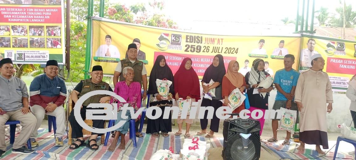 KSJ Kembali Gelar Baksos dan Pasar Sedekah 2 Ton Beras Murah