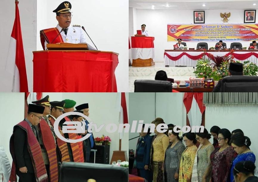 Puncak Perayaan HUT Ke-21 Kab. Humbahas Diawali Dengan Paripurna DPRD