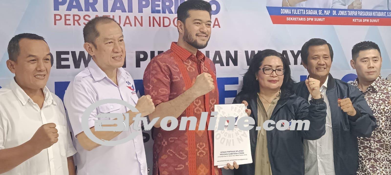 Ketua Hanura Sumut El Adrian Shah Daftar Balon Wali Kota Medan 2024-2029 Resmi Daftar Sebagai Bakal Calon Wali Kota Medan 2024