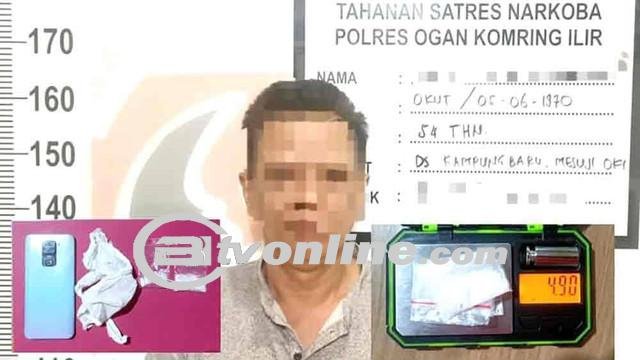 Caleg Gagal di OKI Ditangkap Polisi Karena Jual Sabu