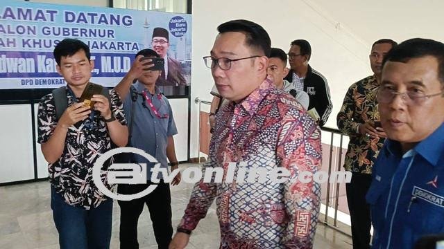Ridwan Kamil Kunjungi Kantor DPD Partai Demokrat Jakarta
