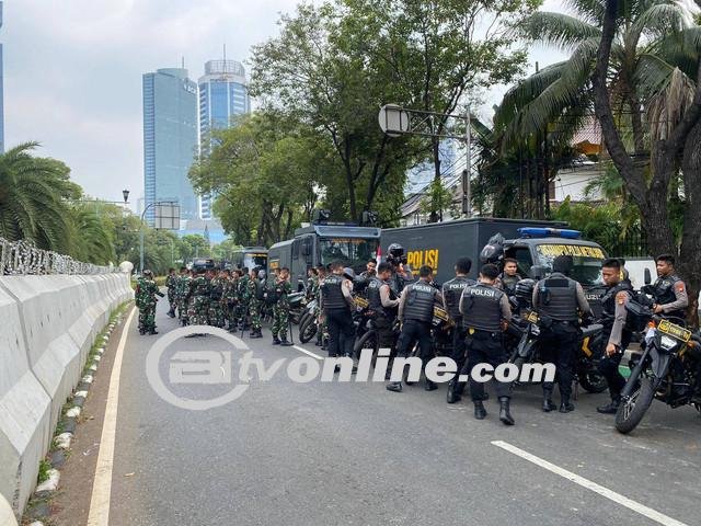 Pengamanan Ketat di Depan Kantor KPU RI Menyusul Seruan Aksi Unjuk Rasa, Belum Ada Demonstran