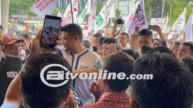 Bobby Nasution dan Surya Mendaftar Sebagai Calon Gubernur dan Wakil Gubernur Sumut ke KPU
