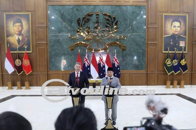 Prabowo dan Richard Marles Resmikan Perjanjian Kerja Sama Pertahanan di Akademi Militer Magelang