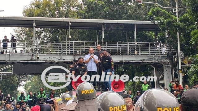 Kemenkominfo Temui Demonstran Ojek Online dan Kurir di Patung Kuda, Menyikapi Aspirasi dan Tuntutan