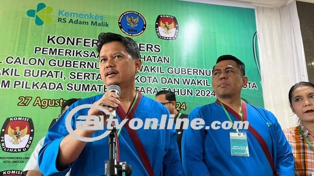 Tiga Pasangan Calon Wali Kota Medan Jalani Pemeriksaan Kesehatan di RS Adam Malik