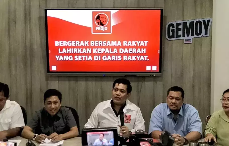 Projo Umumkan Dukungan untuk 11 Calon Kepala Daerah di Pilkada 2024