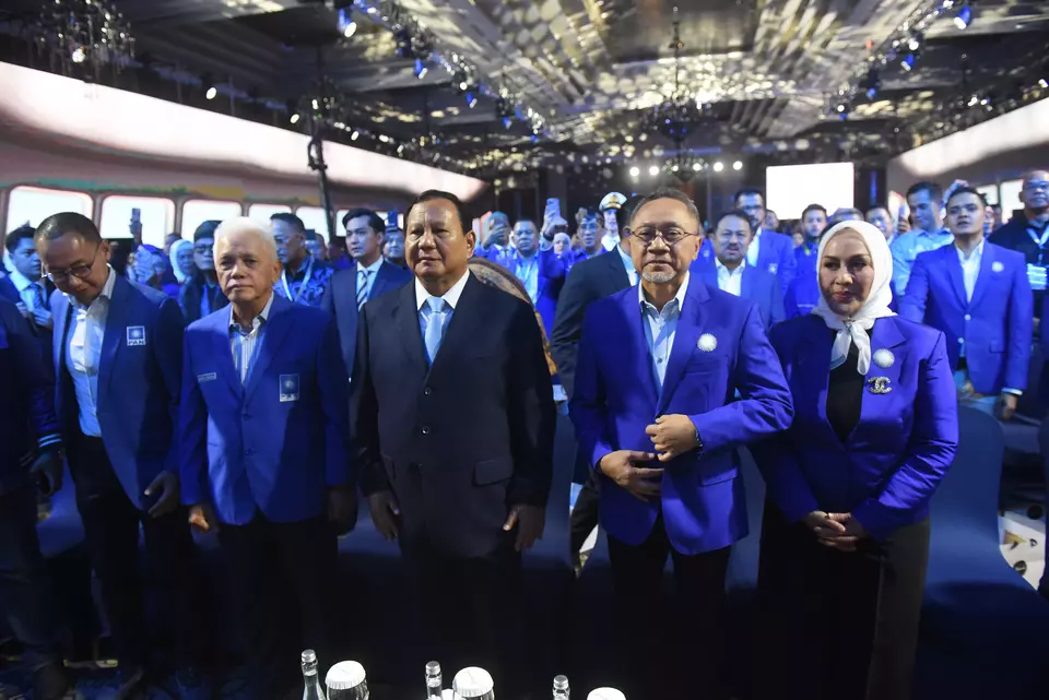 Prabowo Subianto Singgung Podcast dan Isu Keretakan Hubungan dengan Jokowi dalam Pidato di PAN