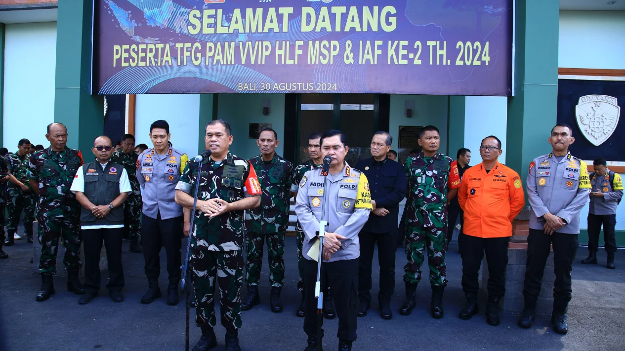 TNI-Polri Gelar Tactical Floor Game untuk Pengamanan KTT IAF dan HLF MSP di Bali