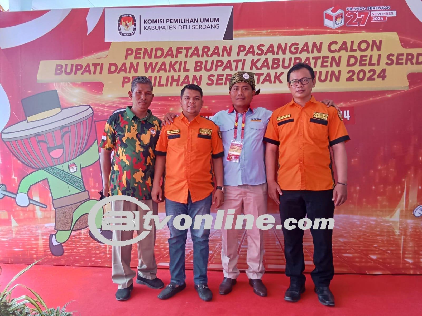 DPD BM Kosgoro Deli Serdang Resmi Dukung Asri Luddin Tambunan dan Lom Lom Suwondo di Pilkada 27 November 2024