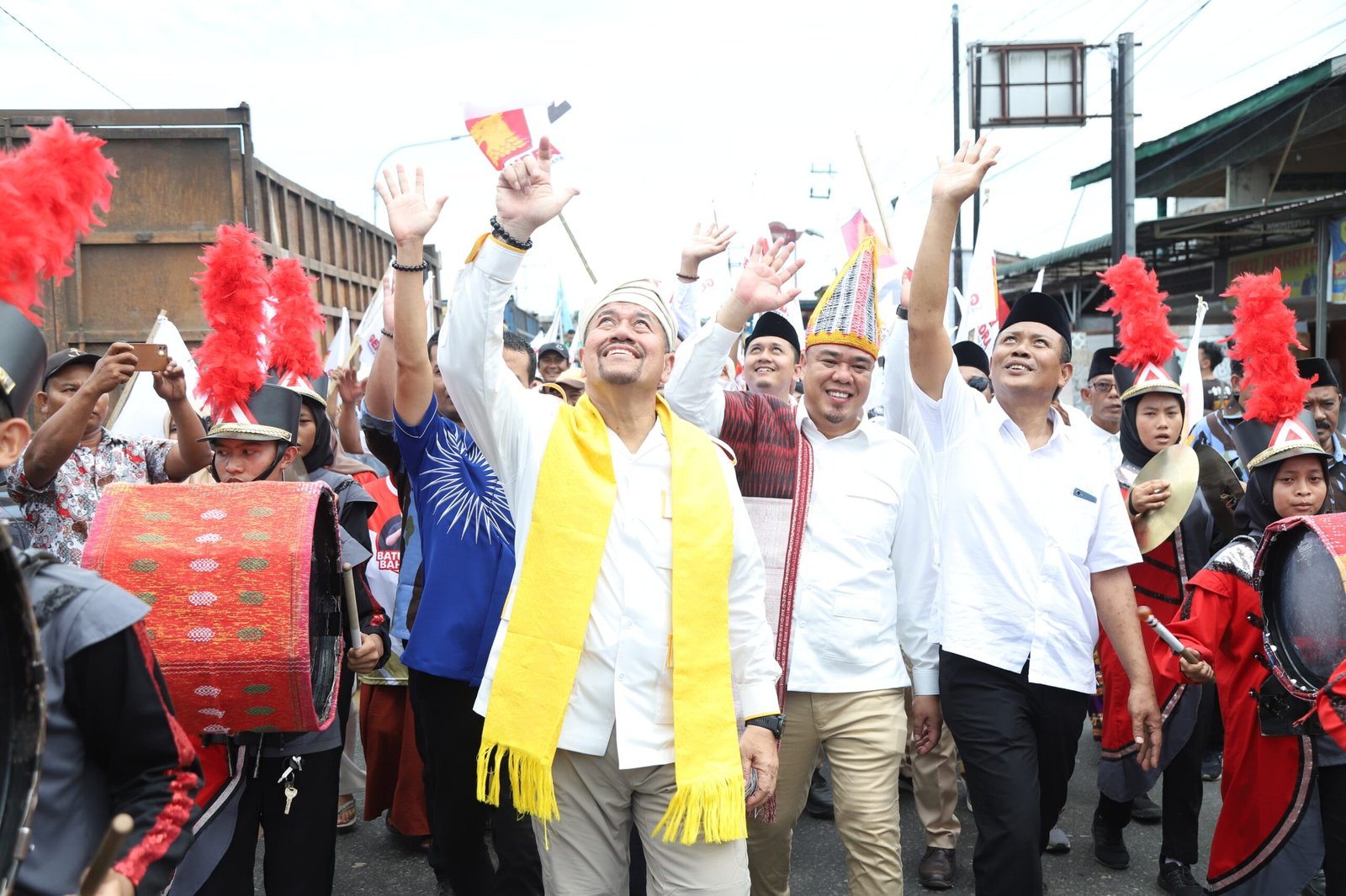 Sekjen Gerindra Batu Bara Ucapkan Terima Kasih Kepada Masyarakat atas Dukungan di Hari Pendaftaran Paslon Bupati