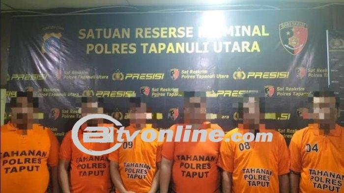 Kawanan Penganiaya Sopir Bus Travel Ditangkap Polres Taput! Enam Tersangka Terlibat dalam Kasus Kekerasan