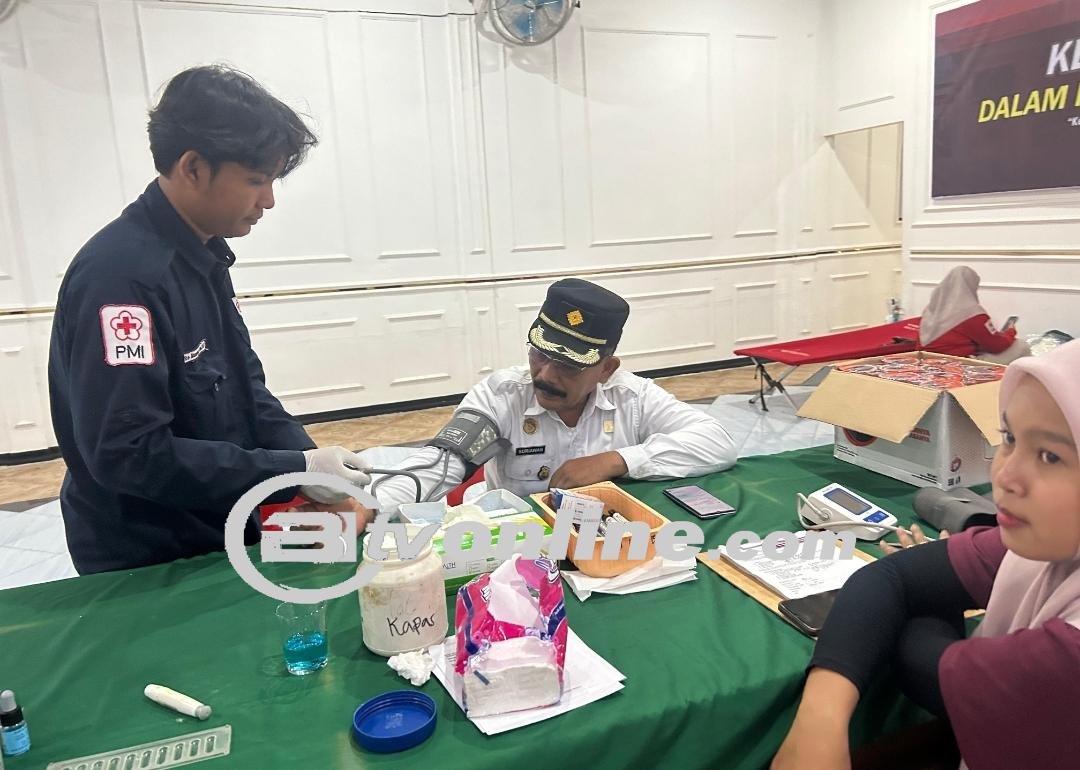 Sambut Hari Pengayoman, Lapas Labuhan Ruku Kanwil Kemenkumham Sumut Gelar Kegiatan Donor Darah