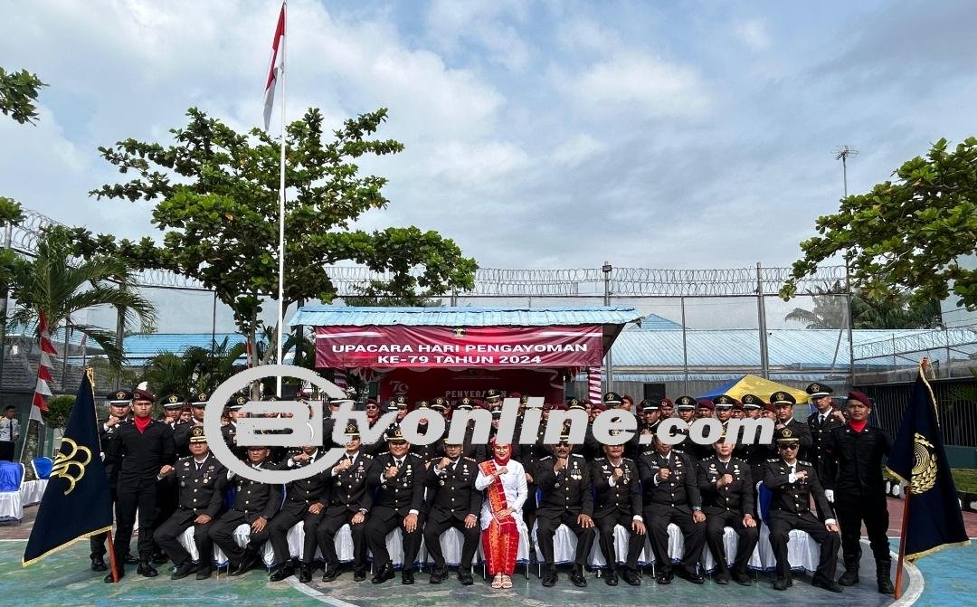 Peringati Puncak Hari Pengayoman ke – 79, Lapas Labuhan Ruku Kanwil Kemenkumham Sumut Gelar Upacara dan Syukuran. 