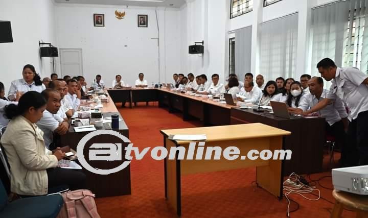 KPK Rakor Evaluasi dan Tindaklanjut Pembangunan Sistem Pencegahan Korupsi di Humbahas