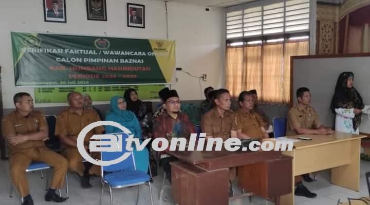 Bupati Buka Verifikasi Faktual Seleksi Calon Pimpinan Baznas Kab. Humbahas Periode 2024-2029