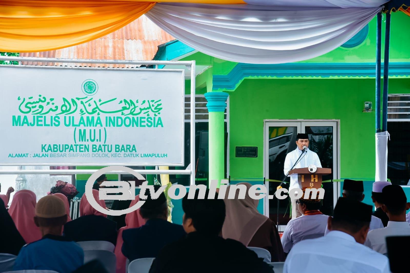 Penantian 17 Tahun, Kantor MUI Batu Bara Diresmikan oleh Pj. Bupati Heri Wahyudi