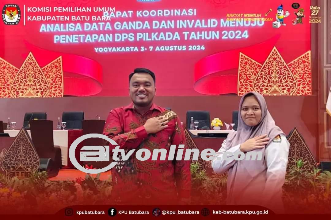 KPU Kabupaten Batu Bara Hadiri Rapat Koordinasi di Yogyakarta